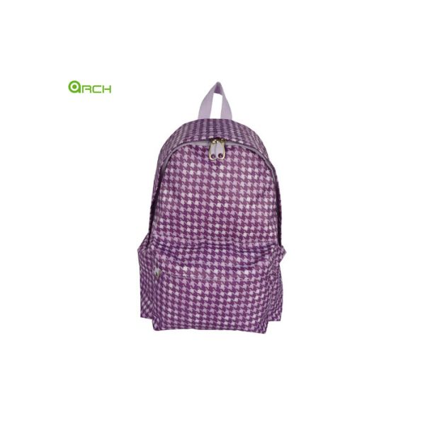 Cheap 210D polyester with printing Backpack Duffle Travel Luggage Bag for sale