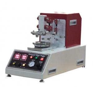 China CE 100times/Turn 80Kg Abrasion Testing Equipment , Universal Wear Tester For Fabric on sale