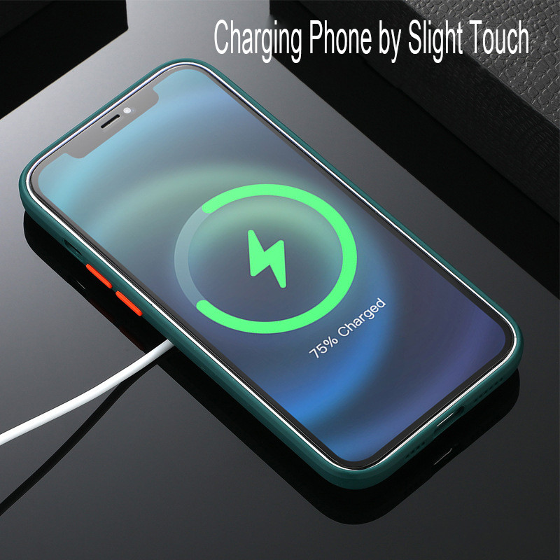 Iphone 12 Pro Max Magsafe Shockproof Matte Iphone Case Support Wireless Charging