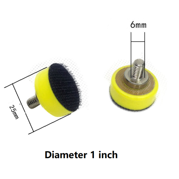 Polishing 125mm 6 Inch Velcro Backing Pad Hook Loop For Pneumatic Orbital Sander Custom