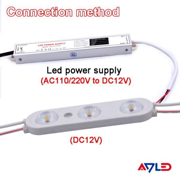 SMD2835 3 LED Modules For Backlighting And Light Advertising
