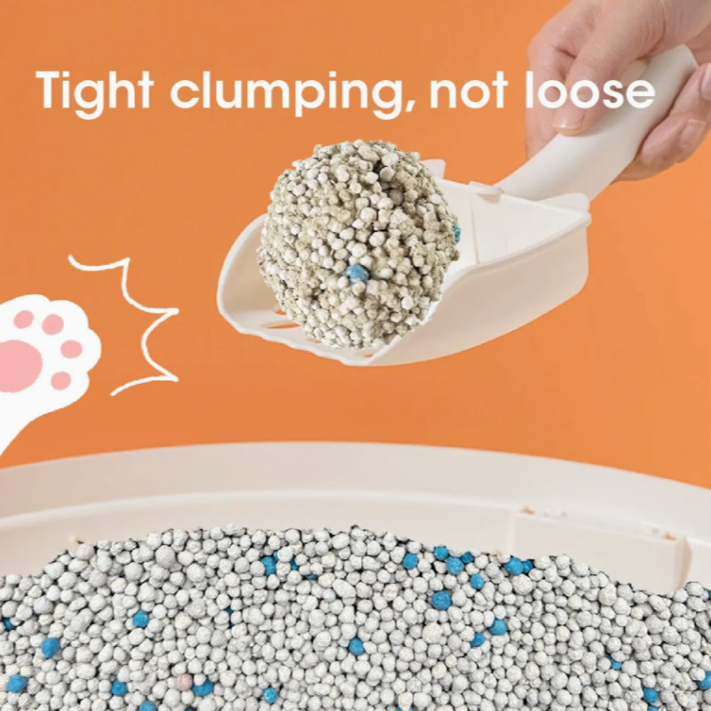 0.8mm-3.8mm Spherical Bentonite Cat Litter Bentonite Clay For Cats