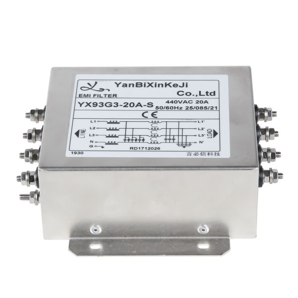 3 Phase 4 Wire EMI Filter 380V/520V