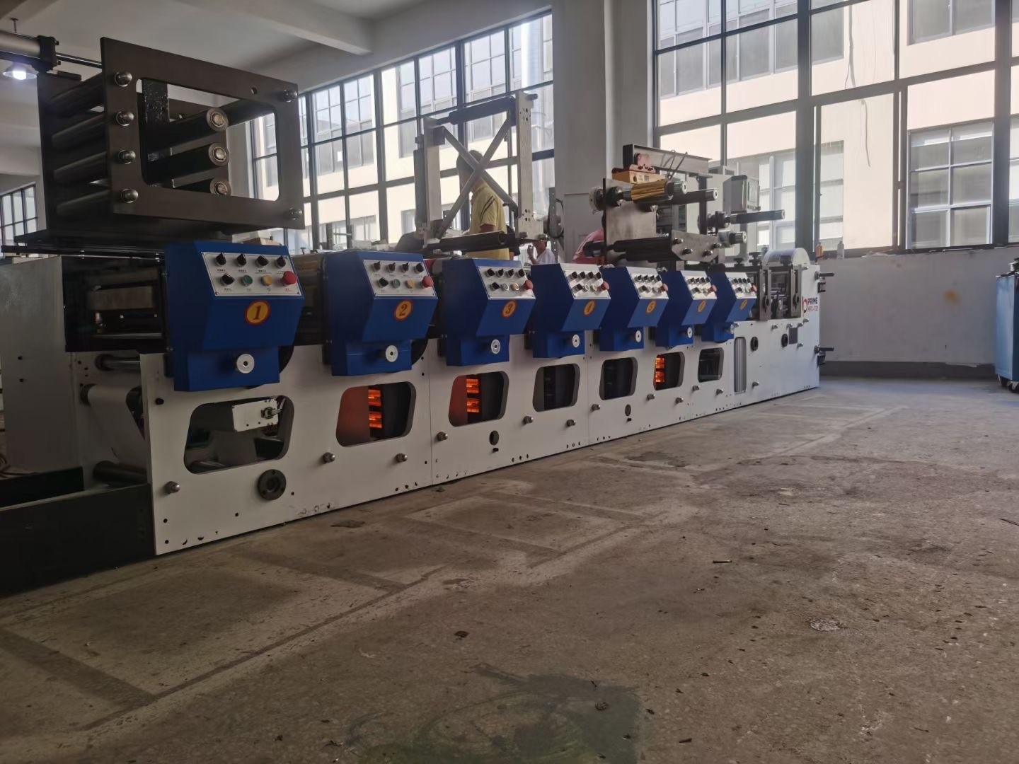 420mm 6 Color Aluminium Foil Printing Machine With Corona Treatment
