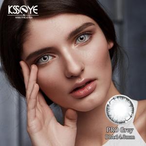 Quality Ksseye Color Contact Lenses For Eyes Grey Beauty Pupils Natural With Case wholesale