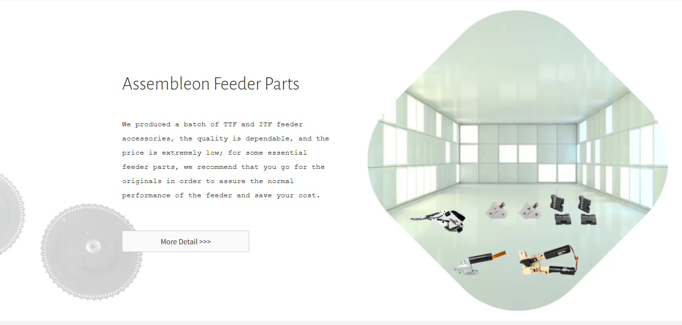 Assembleon TTF Feeder Top Foil Guide Unit 9498 396 00212 Smt Feeder Parts Assembleon Spare Parts