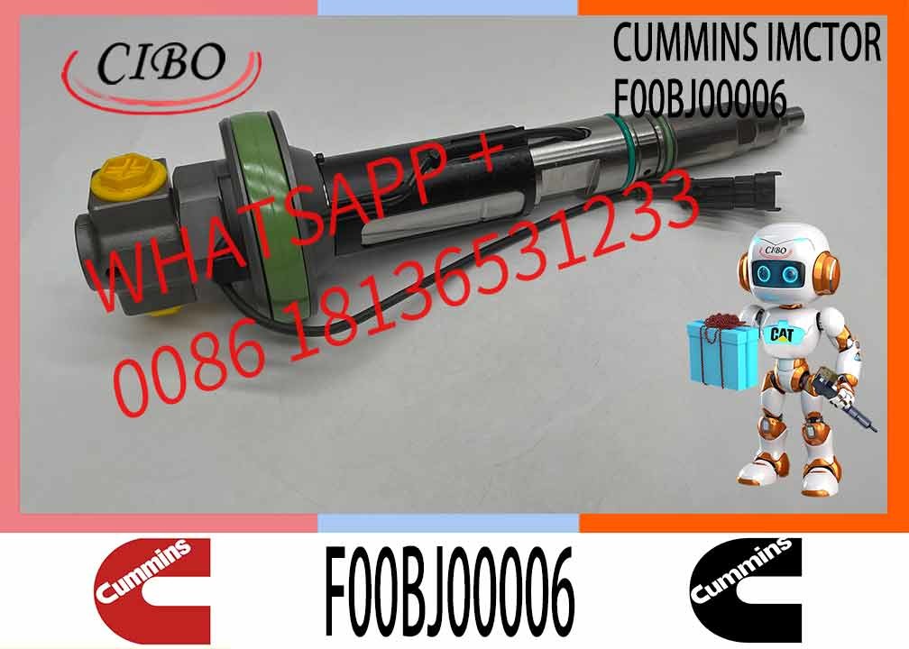 Genuine Fuel Injector Assembly F00BJ00006 FOOBJ00007 0986435903 0986435614 For Qsk19 Engine
