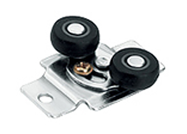 Heavy Dual Load Aluminum Window Rollers , Durable Sliding Glass Door Rollers