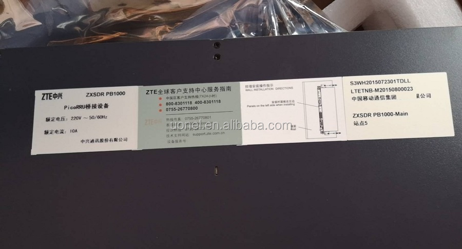 ZTE ZXSDR PicoRRU PB1000 WCDMA 100V-240V 50/60Hz 5- 2.3A for ZTE ZXSDR PICO RRU R8108 F1821 GSM 220V 10A CDMA 100V-240V 5-2.3A