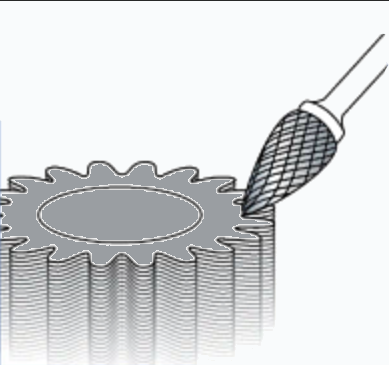SG-1BM G0616 Virgin Tungsten Carbide Preform – Silver Brazed Semi-Finished Carbide Burr with 6mm Cut Diameter