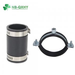Quality Mirror Polished Flexible Wholease Black Double Galvanized Pipe Clamp with EPDM Rubber wholesale