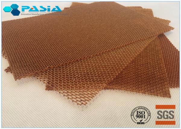 Cheap Light Weight Flame Retardant Aramid Honeycomb Panels With Benzoxazine Resin for sale