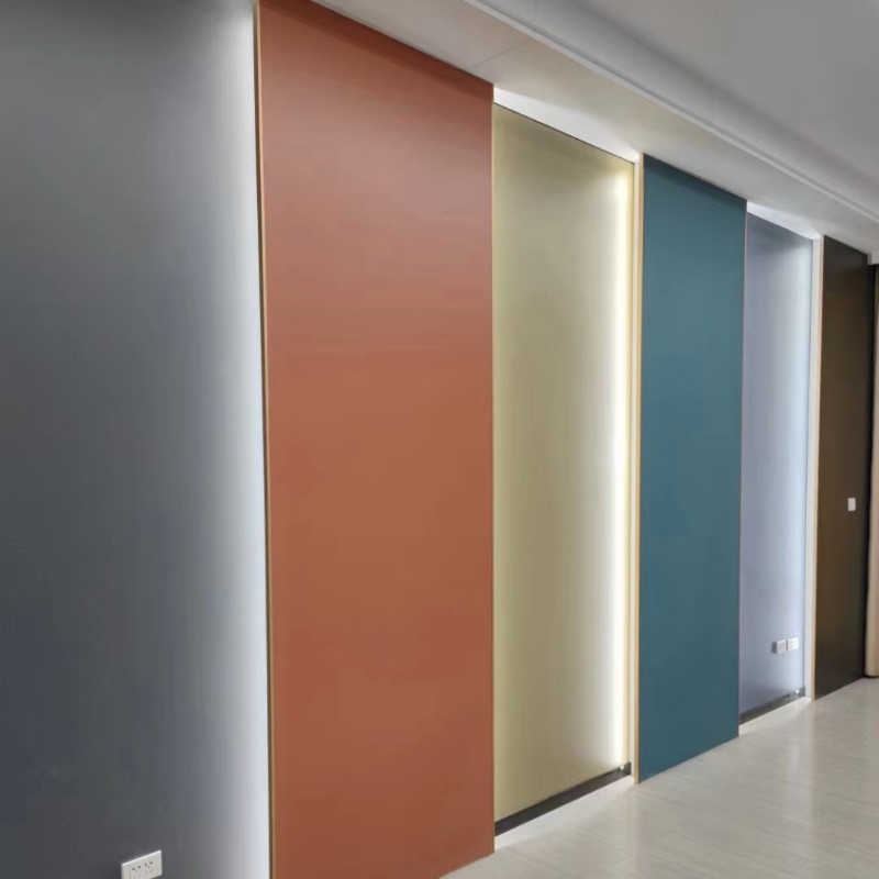 Damask Pattern Carbon Crystal Plate Wall Panel with Wood-plastic Composite Material