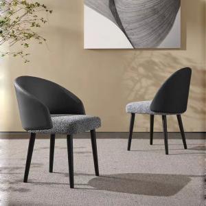 Quality Elegant Blend Fabric Dining Room Chairs With Backrest Luxury  Leather wholesale