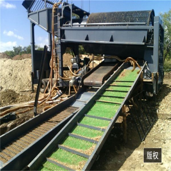 50TPH Gold Trommel Wash Plant