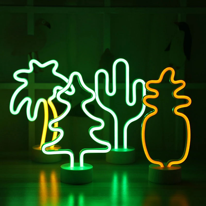 Wholesale Styles Led Neon Light Colorful Rainbow Neon Sign for Room Home Party Wedding Decoration Xmas Gift Neon Lamp