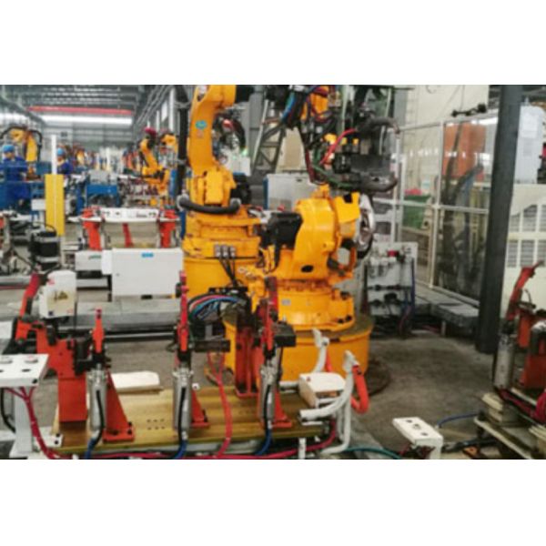 Back wall assembly automatic welding workstation