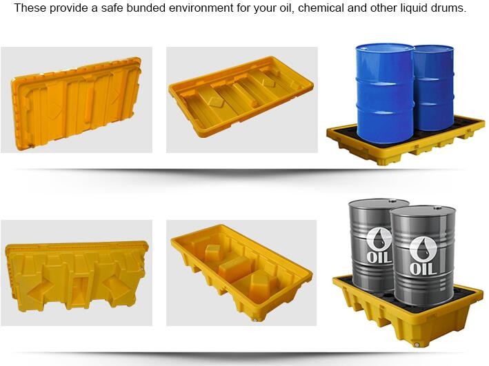 Standard Sizes HDPE Collapsible Plastic Pallet Box, Heavy Duty Industry Storage Use Collapsible Plastic Mega Bin