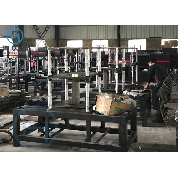 Green / Resin Sand Foundry Molding Machine Horizontal Parting