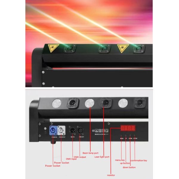 LED Party Light Beam Stage Lights Laser Dj Lights for Club Entertainment by Tianxin