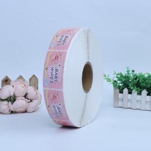 China Waterproof Custom Printed Vinyl Stickers Self Adhesive For Baby Wipes on sale