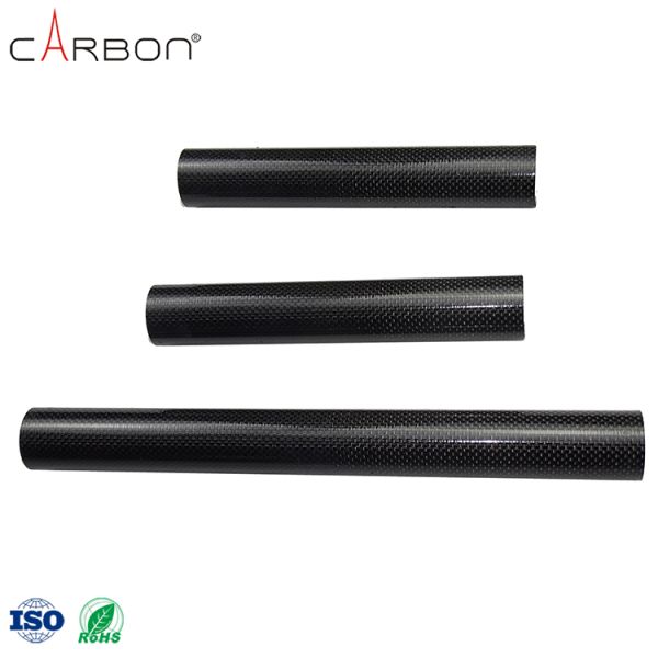 100CF Shoes Large 3K Plain Carbon Fiber Tube For Metal Detector