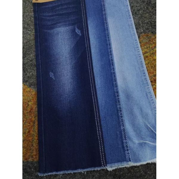170cm Width Woven Stretch Blue Denim Fabric 8.2oz Durable and Stylish