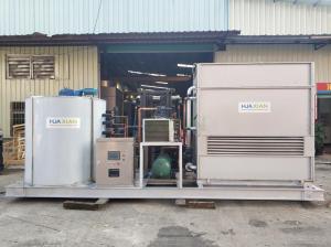 Quality 20 Ton Flake Ice Machine Evaporative Fresh Water 56kw For Ice Plant wholesale