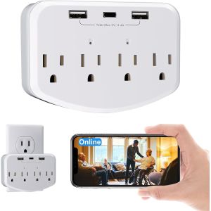 Quality Miniature Wall Outlet Hidden Camera Wifi Charger Hidden Camera White wholesale