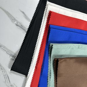 Quality 115GSM Costume Pajamas Fabric Glossy 100 Polyester Satin Fabric wholesale