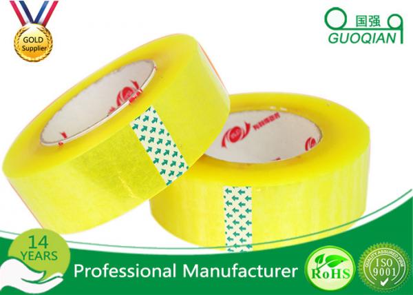 Cheap Flexibility BOPP Packing Tape Strong Grip For Snap Curve Shape / Bundling for sale