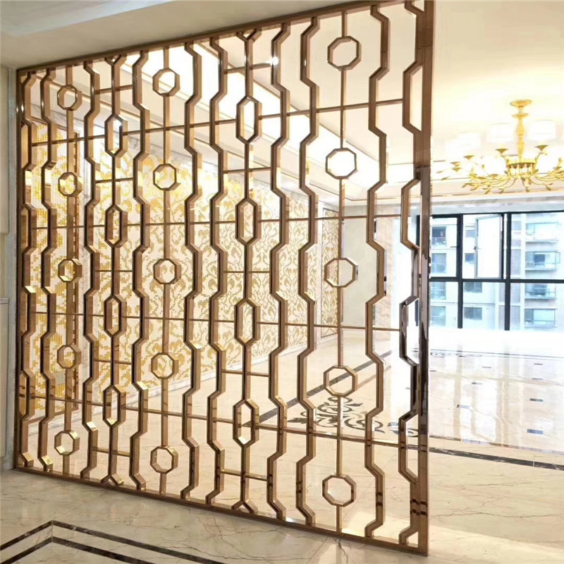 Rose Gold Stainless Steel Perforated Panels For Sunshades/Louver/Window Screen
