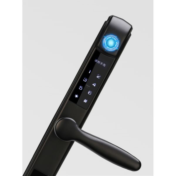 AAA Batteries Powered Aluminum Frame Smart Fingerprint Door Lock