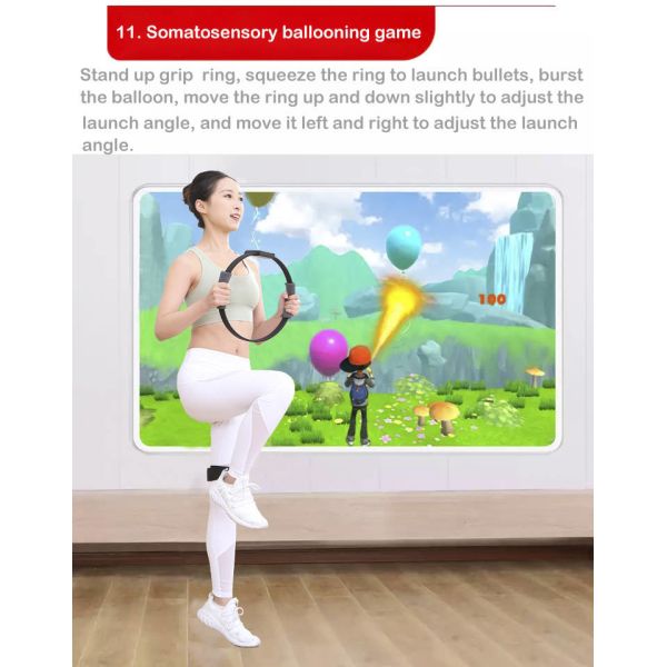 3.7V 500mAh Smart Fitness Ring Bluetooth IOT Fit Adventure Game