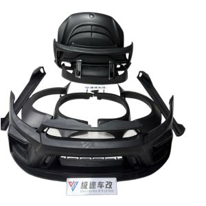 Quality ASP Style FRP Volkswagen Scirocco Body Kit Car Rear Bumper Diffuser Hood OEM wholesale