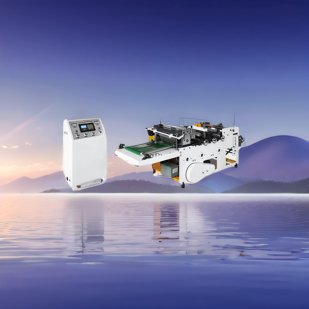 Water label drink QD350A PRINTED FILM SHRINKABLE FILM BATTERY LABEL MINERAL WATER LABEL HIGH SPEED SHEET CUTTING MACHINE