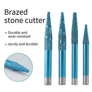 Marble Granite Stone Drill Bit 55HRC 60HRC Brazed Stone Knife