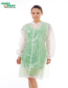 Quality Disposable PE aprons waterproof Anti Dust medical / kitchen apron PE aprons wholesale