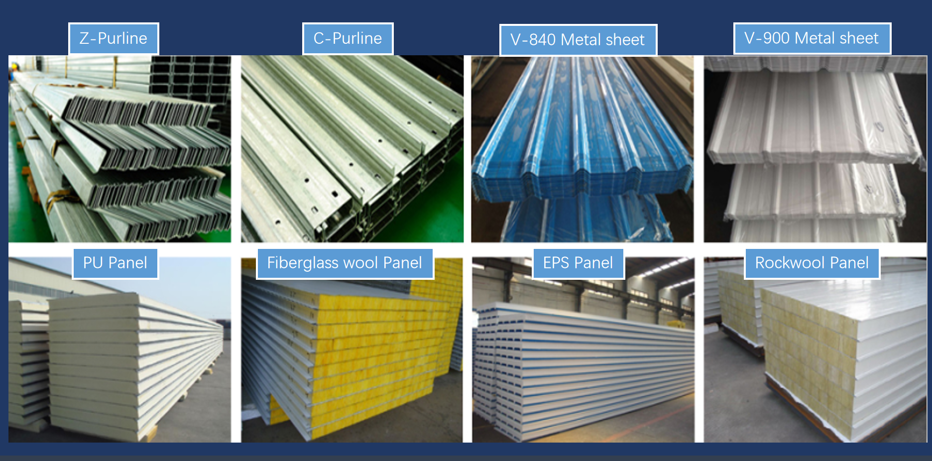 Pre Engineered Steel Structure Factory Building Q235 Q355