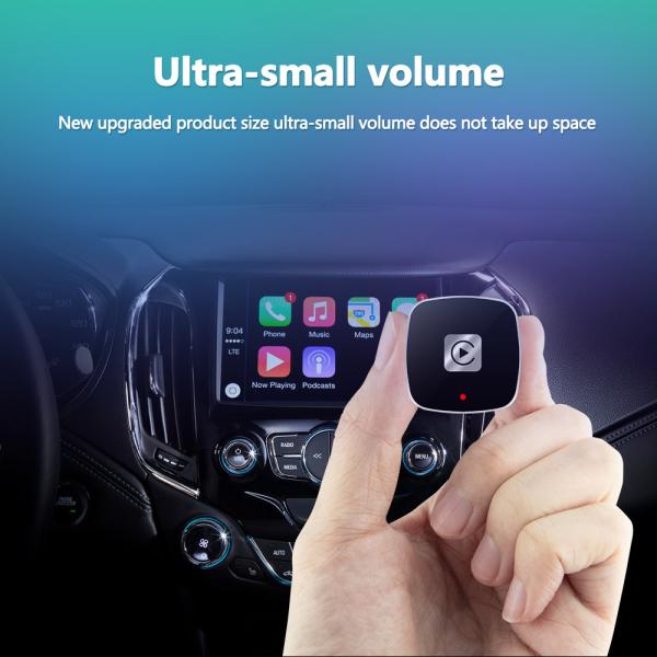 Cheap 2in1 Mini Wireless Adapter Android Auto Wilress Carplay Support Steering Wheel Control for sale