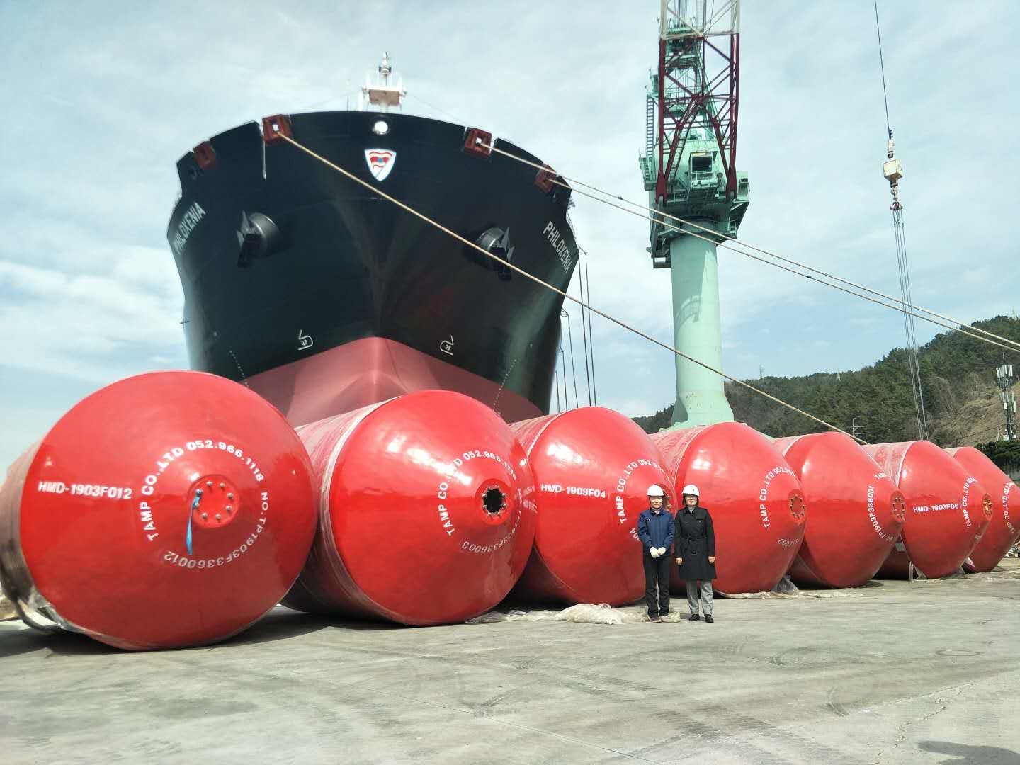 Polyurea Marine Foam Fender Ideal Choice For Ship Collision Prevention