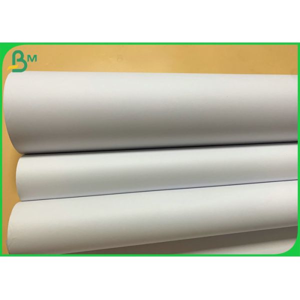 Wide Format 24" X 150' CAD Rolls 20lb Ink Jet Bond Paper Rolls With 2" Core