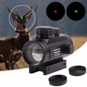 China 1x40 Tactical Rifle Red Dot Scope Sight Green Red Dot Collimator 11mm/20mm Weaver Rail on sale