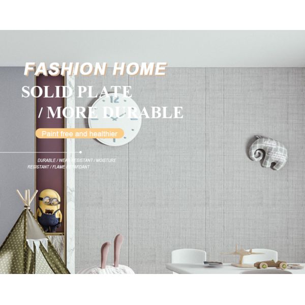 Waterproof Fabric Bamboo Charcoal Wood Veneer Wall Panels Mould Proof