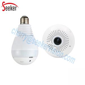 China wifi bulb camera 360 degree hidden ip camera with LED lighting 1080P Indoor wireless Home Security Camera on sale