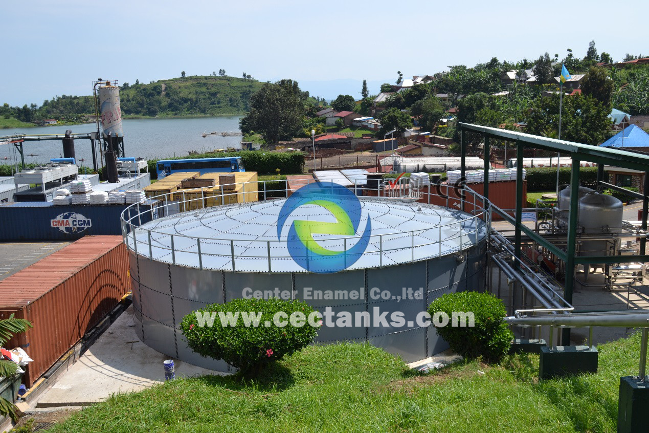 Membrane Roof Liquid Storage Tanks fo Biogas Water, Wastewater, Anaerobic Digestion
