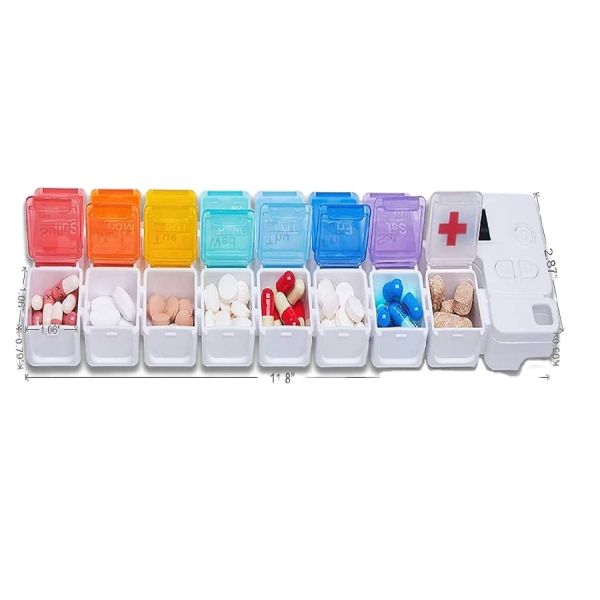 Popular pill crusher cutter water cup Portable 4 in 1 Pill tablet medicine spliter grinder Box case pouch manufacture price