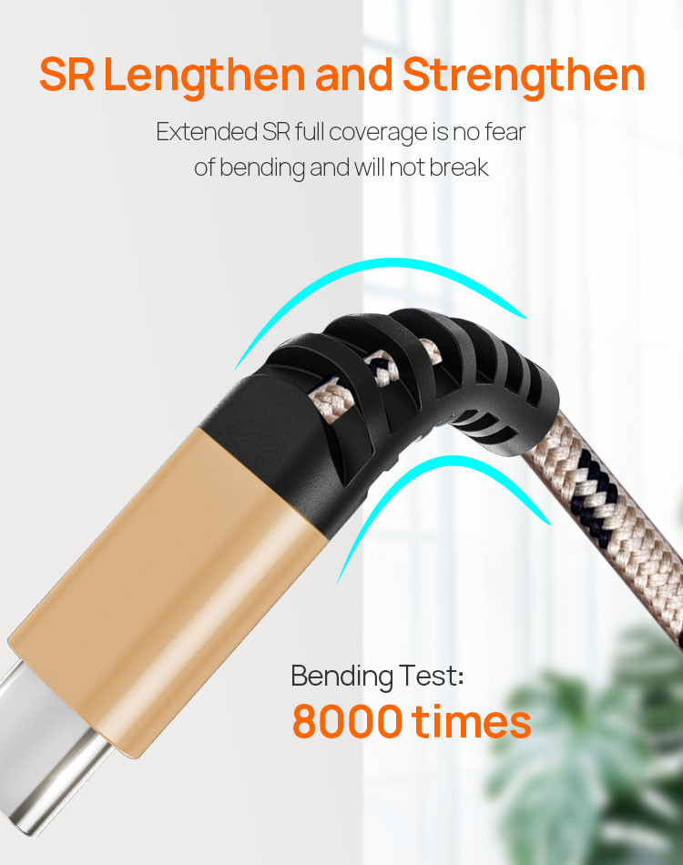 10Gbps 3.5 Mm USB Charging Cable 100Wstt USB C To USB C Charging Cable