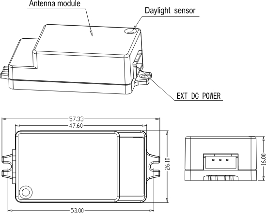 13-40Vdc Dimmable Motion Sensor MC011DV Dimming function for Trailing Edge Led Dimmer