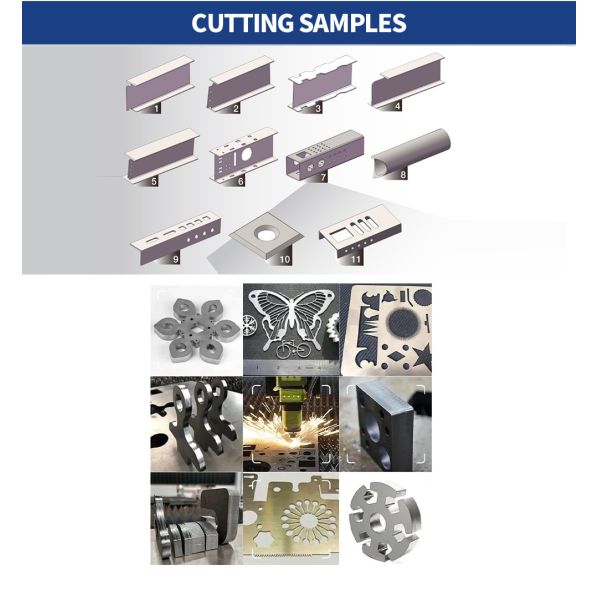 3D Five-axis Laser Cutting Machine KWZ3015 with Floating Axis Range ±12.5mm